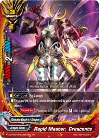 Rapid Master, Crescente