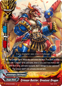 Crimson Battler, Greatest Dragon