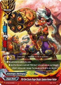Fifth Omni Cavalry Dragon Disciple, Explosive Hammer Fekthar