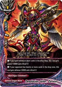Desolation Jailer, Zarster