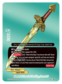 Immortal Sword of the King, Durandal