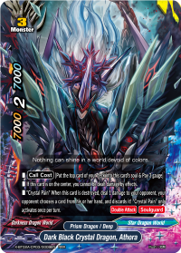 Dark Black Crystal Dragon, Athora