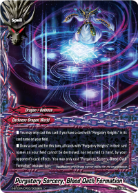 Purgatory Sorcery, Blood Oath Formation