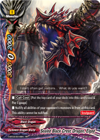 Sealed Black Crest Dragon, Elgod