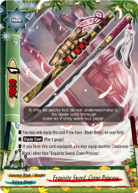 Exquisite Sword, Crane Princess