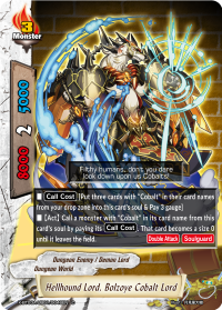 Hellhound Lord, Bolzoye Cobalt Lord