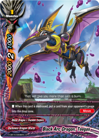 Black Arc Dragon, Teegas