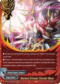 Warlord Crimson Thunder Wave