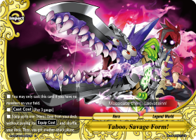 Taboo, Savage Form!