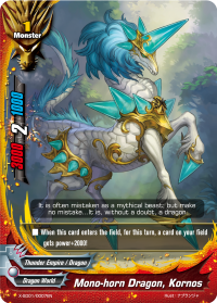 Mono-horn Dragon, Kornos