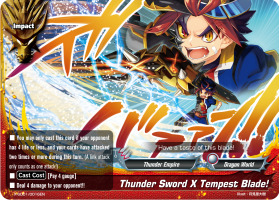 Thunder Sword X Tempest Blade
