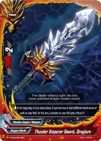 Thunder Emperor Sword, Draglare