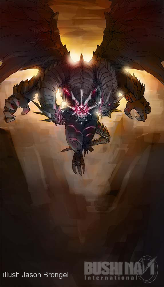 Azi Dahaka Fanart by Jason Brongel