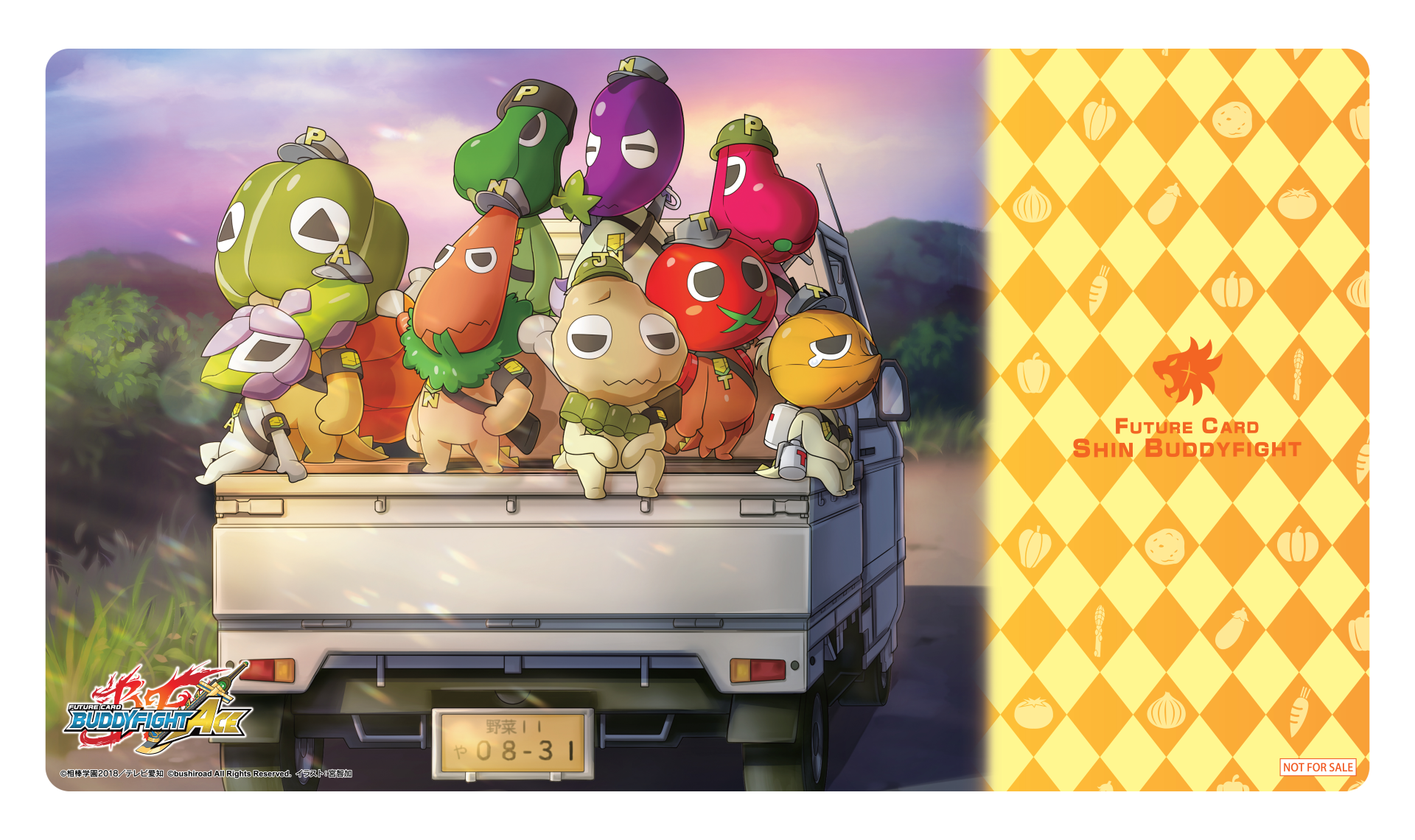 Top 8 Participants' Playmat