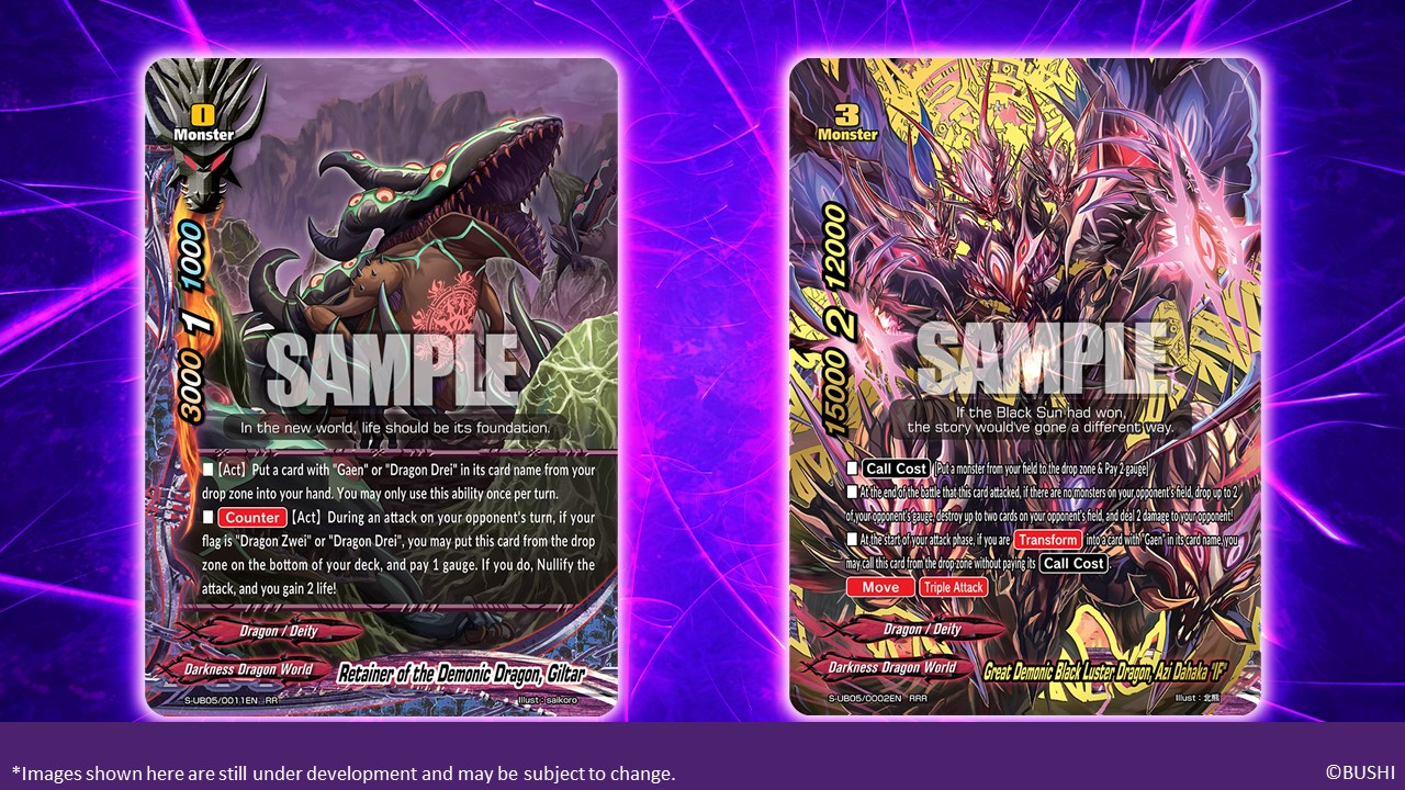 Retainer of Demonic Dragon Giltar Great Demonic Black Luster Dragon Azi Dahaka IF