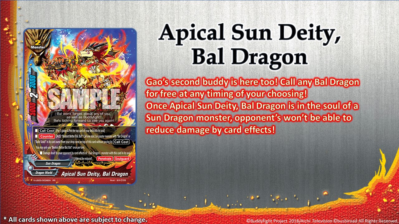 Apical Sun Deity Bal Dragon