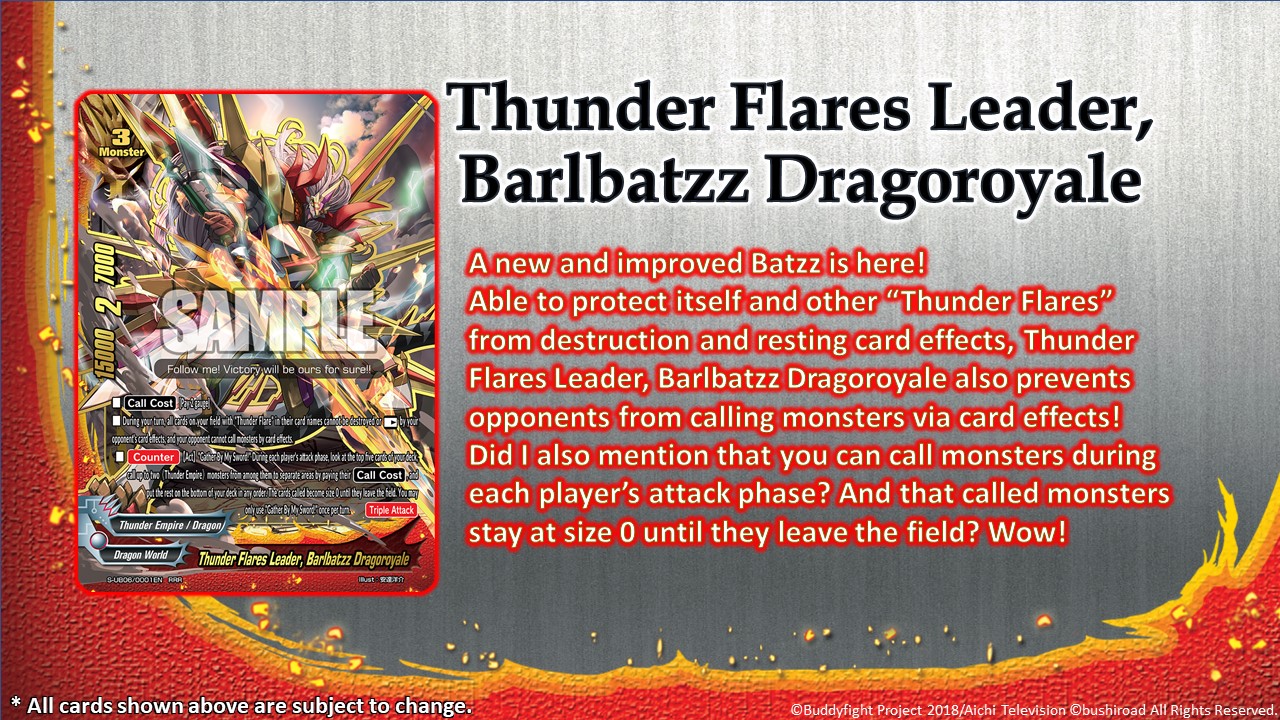 Thunder Flares Leader Barlbatzz Dragoroyale