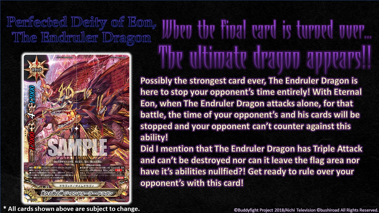 Perfected Deity of Eon The Endruler Dragon S- SS03 Flag