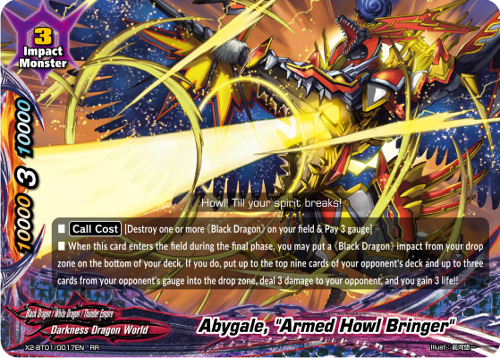 Future Card Buddyfight Abygale, Armed Howl Bringer