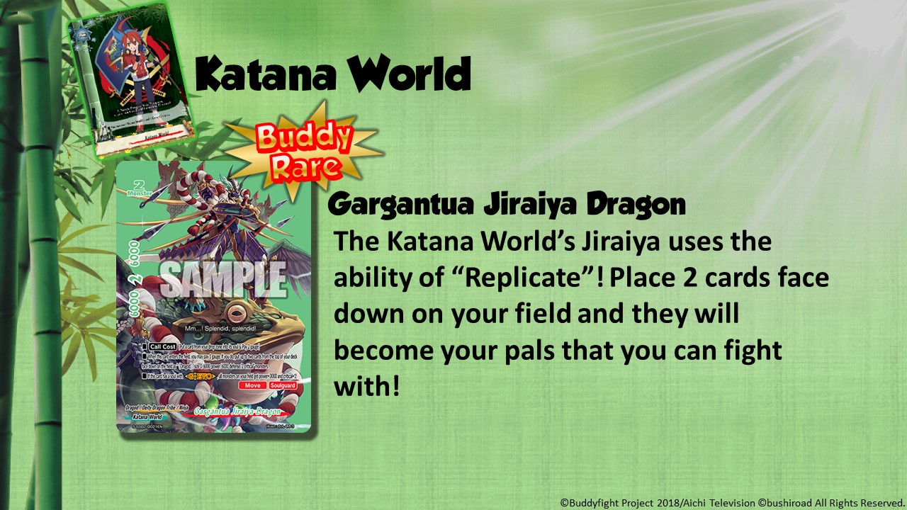 Future Card Buddyfight Updates on sss02 Gargantua Jiraiya Dragon