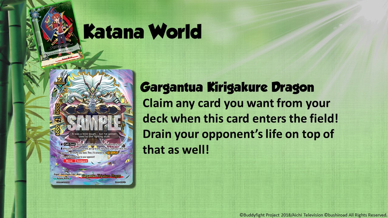 Future Card Buddyfight Updates on sss02 Gargantua Kirigakure Dragon