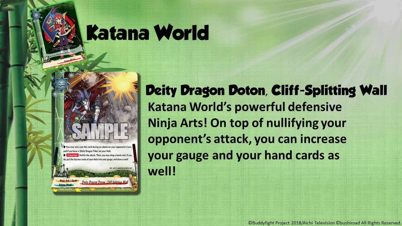 Future Card Buddyfight Updates on sss02 Deity Dragon Doton, Cliff Splitting Wall