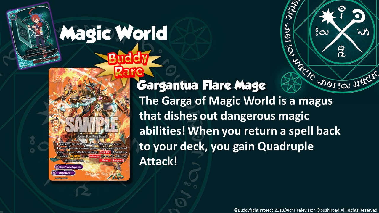 Future Card Buddyfight Updates on sss02 Gargantua Flare Mage