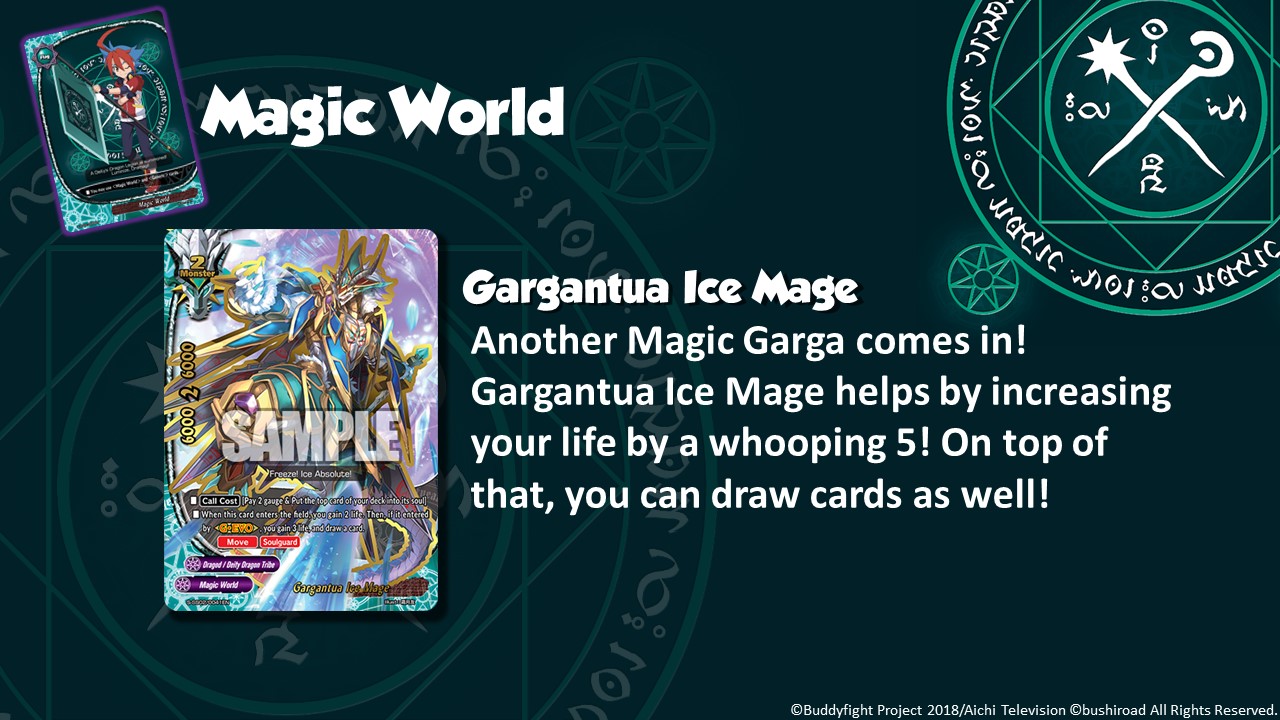 Future Card Buddyfight Updates on sss02 Gargantua Ice Mage