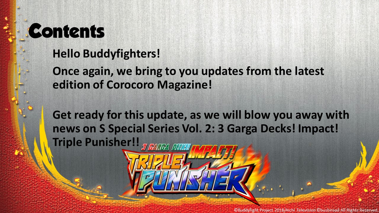 Future Card Buddyfight Updates on sss02 Contents