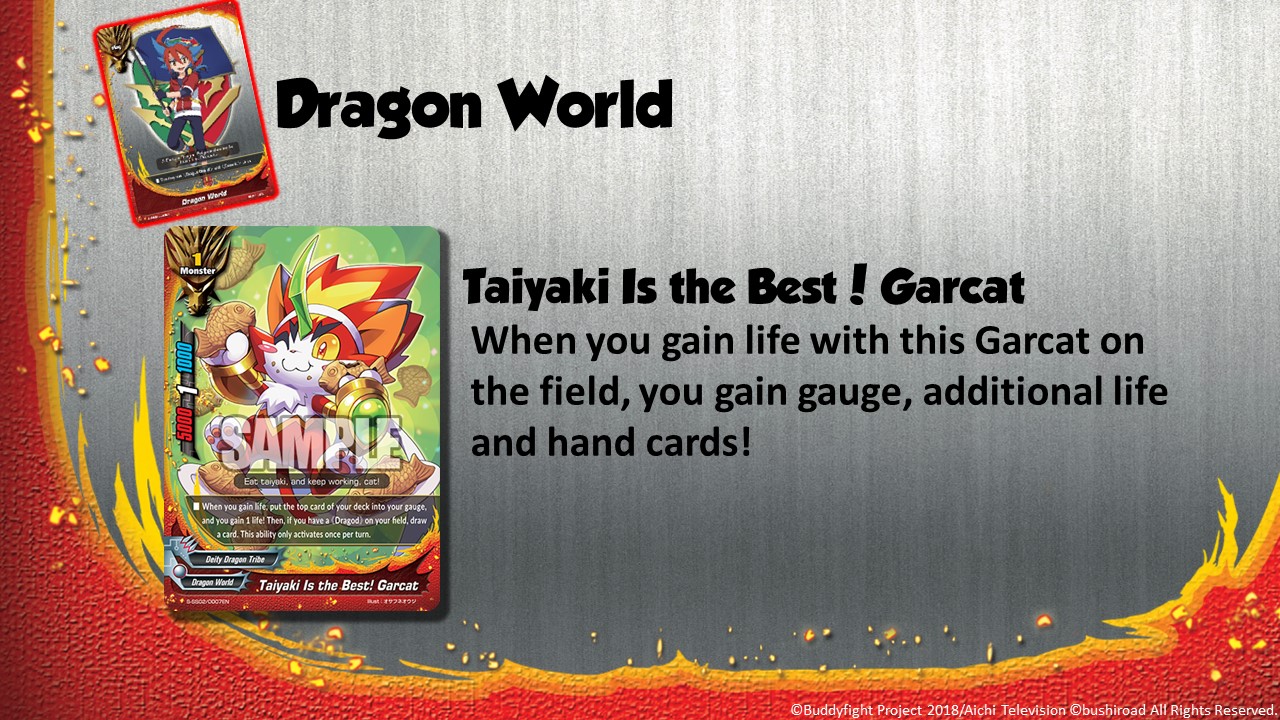 Future Card Buddyfight Updates on sss02 Taiyaki is the best Garcat