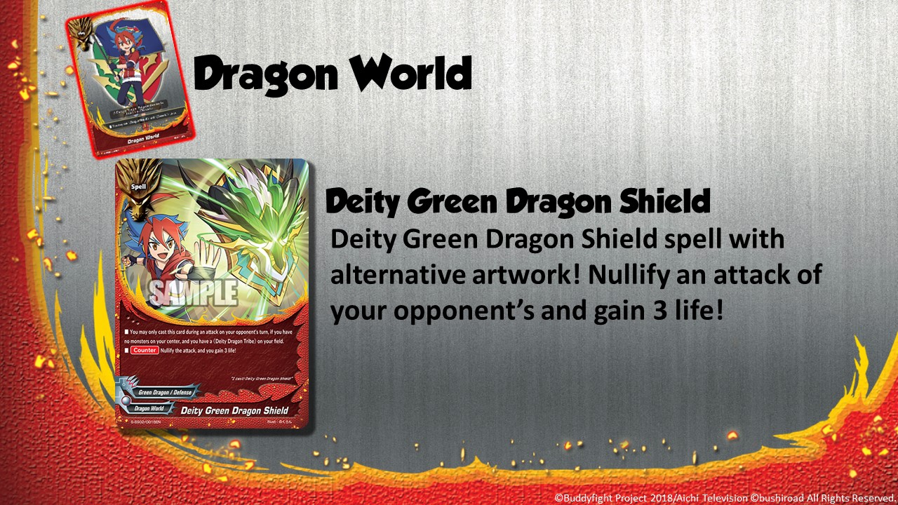 Future Card Buddyfight Updates on sss02 Deity Green Dragon Shield